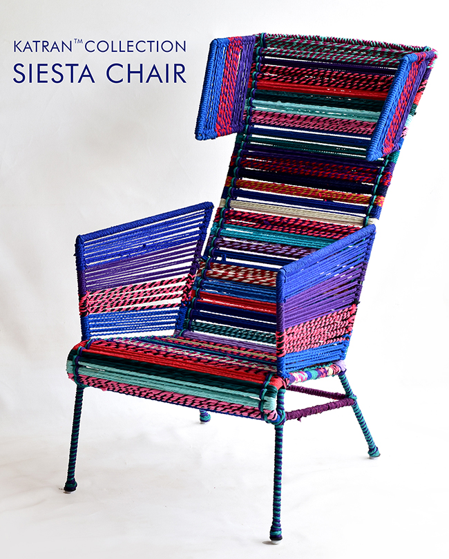 Siesta Chair in Pom Pom Alice in Wonderland Sahil & Sarthak